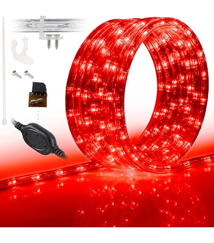Amazon.com: WYZworks 576LEDs 50ft LED Outside Rope Lights, Outdoor